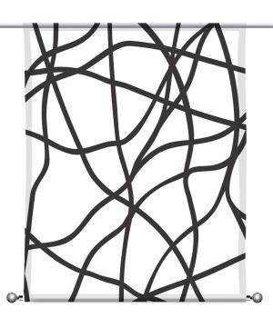 Moderna lines white, Scheibenhänger eckig